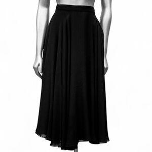 Oleg Cassini Black Midi Skirt